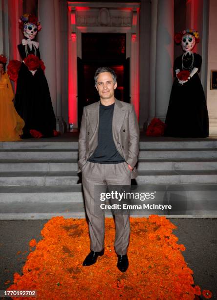 Gael García Bernal attends Carlos Eric Lopez’s third annual Día de Muertos Celebration at Hollywood Forever on November 01, 2023 in Hollywood,...