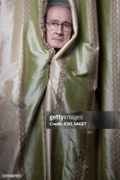 French actor Bernard Le Coq poses during a photo session in Paris on November 7, 2023.