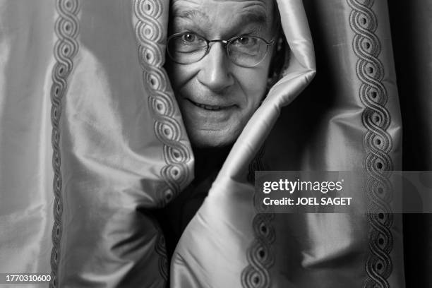 French actor Bernard Le Coq poses during a photo session in Paris on November 7, 2023.