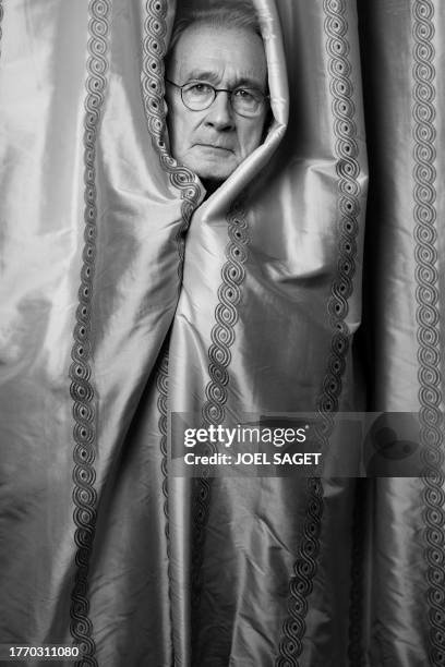 French actor Bernard Le Coq poses during a photo session in Paris on November 7, 2023.