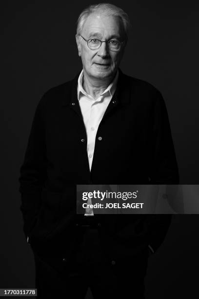 French actor Bernard Le Coq poses during a photo session in Paris on November 7, 2023.