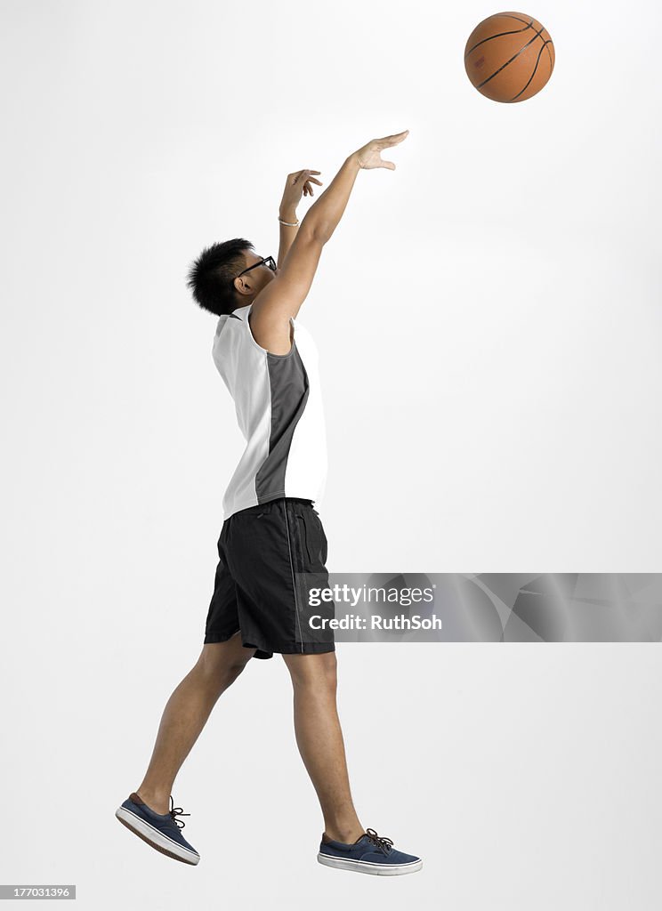 Shooting Basketball High-Res Stock Photo - Getty Images