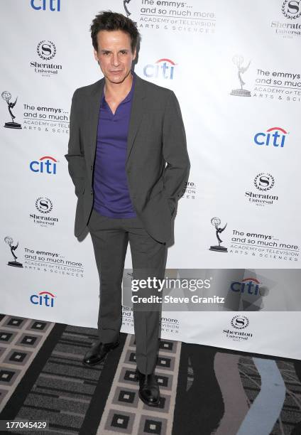 Christian LeBlanc arrives at the Academy Of Television Arts & Sciences' Performers Peer Group Cocktail Reception To Celebrate The 65th Primetime Emmy...