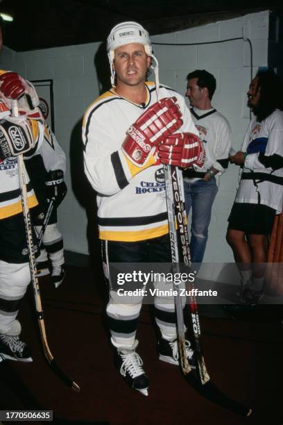 Dave Coulier attends the 3rd Annual Upper Deck-Luc Robitaille-KLOS Rock 'n Puck Celebrity Hockey Game to benefit the T.J. Martell Foundation and the...