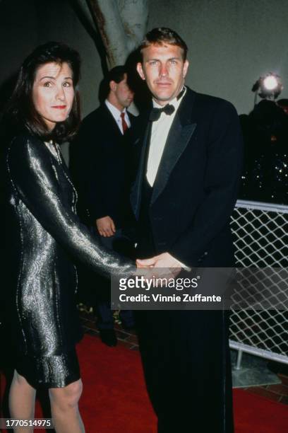 Cindy Costner and Kevin Costner during the 1st Annual Movie Awards at the Universal Ampitheater in Universal City, California, United States, 30th...