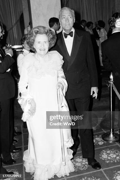 Mary Lasker attends a party at the Beverly Wilshire Hotel in Beverly Hills, California, on June 23, 1982.
