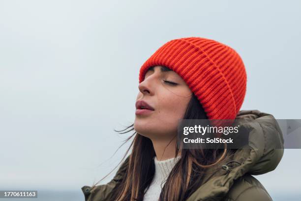 breathing exercises - me time concept stock pictures, royalty-free photos & images