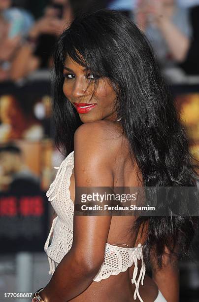 Sinitta attends the World Premiere of 'One Direction: This Is Us' at Empire Leicester Square on August 20, 2013 in London, England.