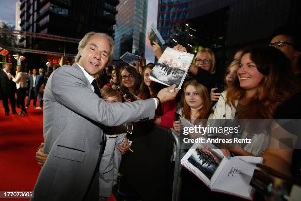 Director Harald Zwart arrives for the 'The Mortal Instruments: City of Bones' Germany premiere at Sony Centre on August 20, 2013 in Berlin, Germany.