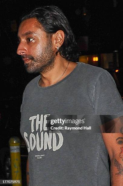 Vikram Chatwal is seen in Soho on August 19, 2013 in New York City.