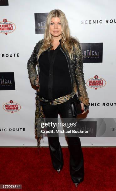 Singer Fergie arrives at the premiere of Vertical Entertainment's "Scenic Route" at Chinese 6 Theater- Hollywood on August 20, 2013 in Hollywood,...