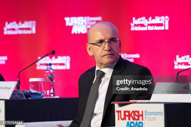 Turkish Treasury and Finance Minister Mehmet Simsek attends 14th Turkish-Arab Economic Forum, held with the official support of the Ministry of...