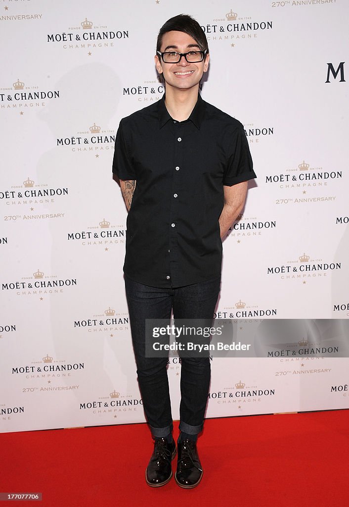 Moet & Chandon Celebrates Its 270th Anniversary With New Global Brand Ambassador, International Tennis Champion, Roger Federer - Arrivals