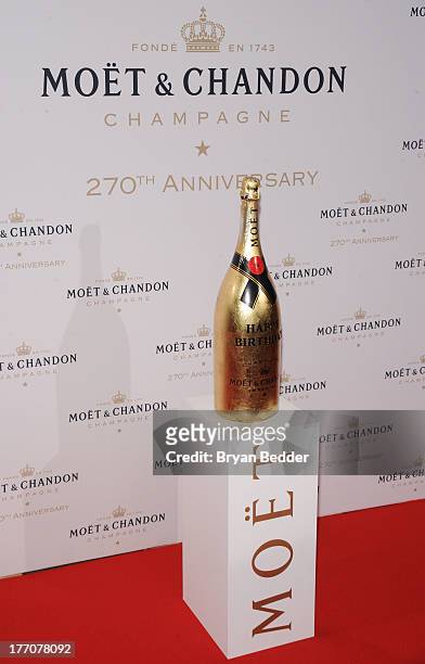 General view of atmosphere at Moet & Chandon Celebrates Its 270th Anniversary With New Global Brand Ambassador, International Tennis Champion, Roger...