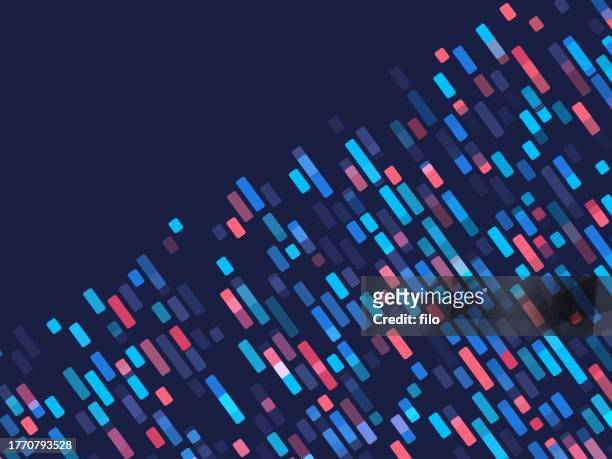 science and research dna abstract background - dna purification stock illustrations