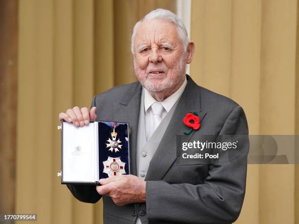 Sir Terry Waite after receiving his Knighthood and being appointed Knight Commander of the Order of St Michael and St George for his services to...