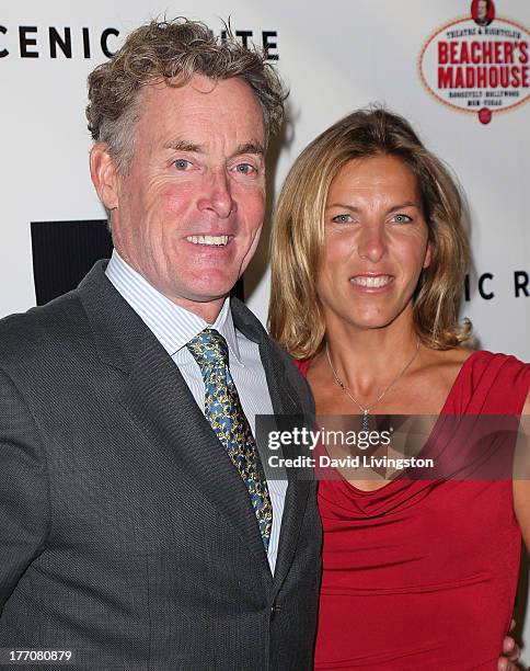 Actor John C. McGinley and wife Nichole Kessler attend the premiere of Vertical Entertainment's "Scenic Route" at the Chinese 6 Theaters Hollywood on...