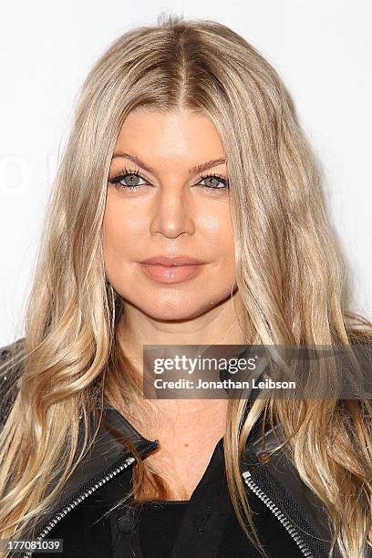 Fergie Duhamel arrives to the "Scenic Route" Los Angeles Premiere at Chinese 6 Theater Hollywood on August 20, 2013 in Hollywood, California.