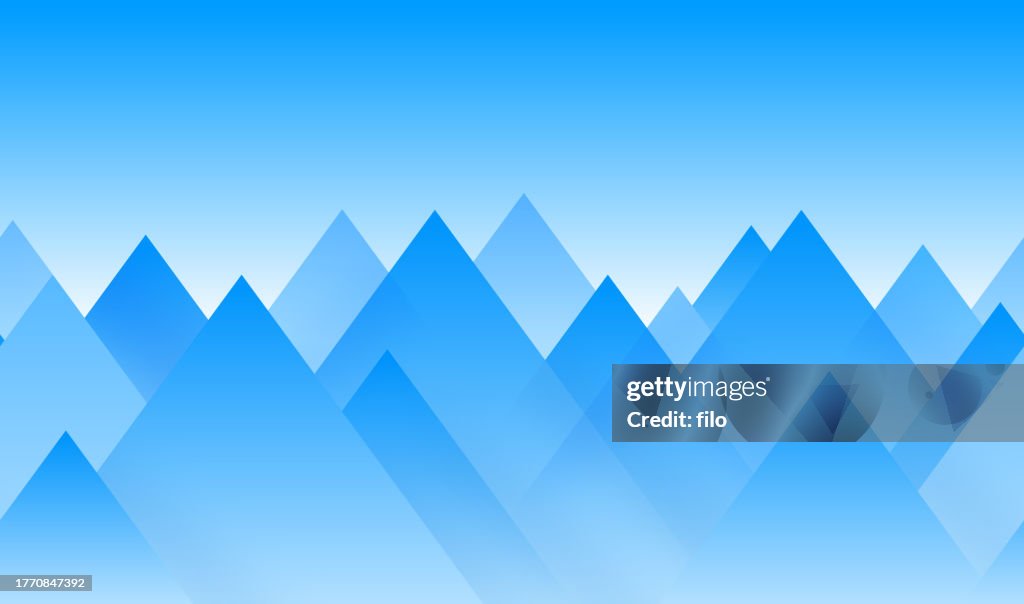 Seamless Abstract Mountain Background