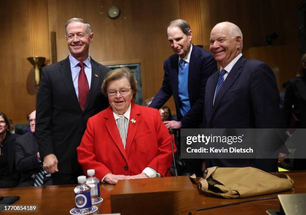 Former Gov. Martin O'Malley , President Biden's nominee to be the next Commissioner of Social Security, former Sen. Barbara Mikulski , Sen. Ron Wyden...