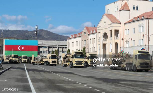 Tanks, artillery, armored vehicles and weapons captured by the Azerbaijani army during the war, which were shot down on the battlefield and rendered...