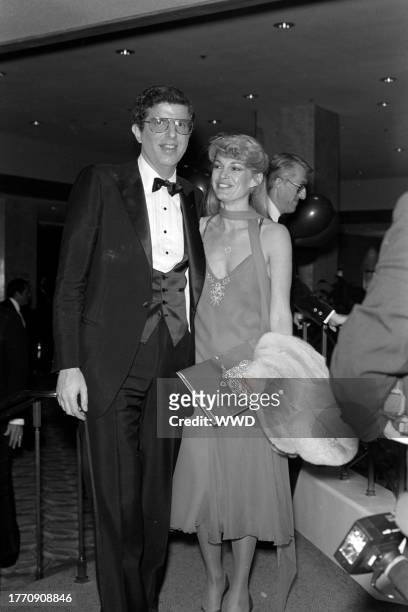 Marvin Hamlisch and Cyndy Garvey attend the "Million Dollar Evening" fundraiaser at Jones Hall in Houston, Texas, on February 28, 1983.
