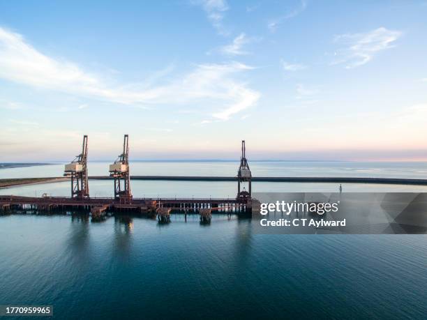 port talbot docks - port talbot stock pictures, royalty-free photos & images