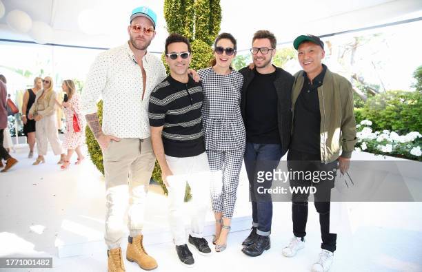 Johnny Wujek, George Kotsiopoulos, Camilla Belle, Rob Younkers and Joe Zee