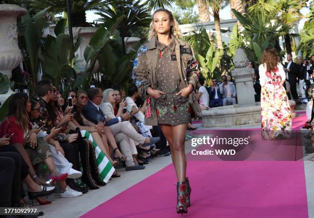 Rose Bertram on the catwalk