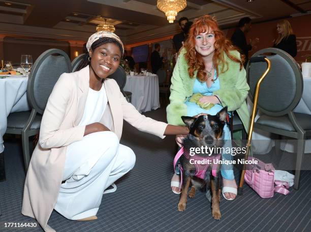 Kiera Williams and Fay Kanevsky attend the Variety Inclusion Gathering Presented by Ruderman Family Foundation at The London West Hollywood at...