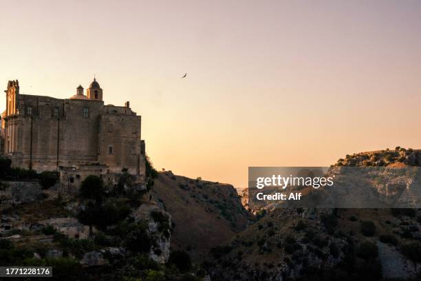 convent of sant'agostino in matera in matera, basilicata , italy - nonnenkloster stock-fotos und bilder