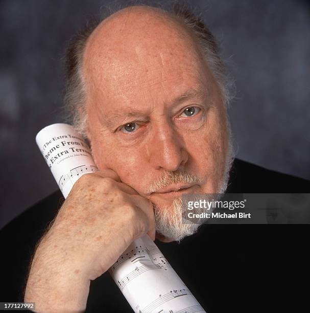 Composer John Williams is photographed on June 8, 2000 in London, England.