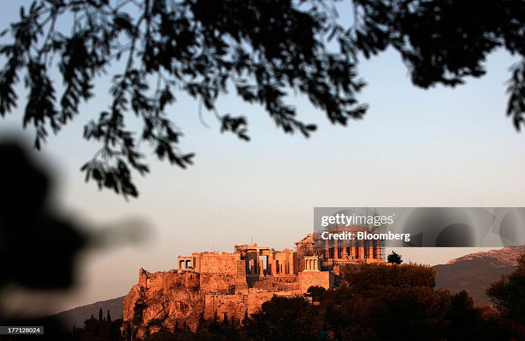 Acropolis Views As European Central Bank's Joerg Asmussen Visits Greece