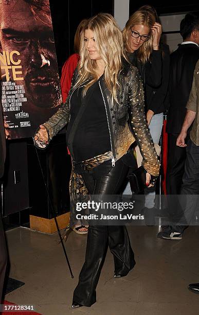 Fergie attends the premiere of "Scenic Route" at Chinese 6 Theater Hollywood on August 20, 2013 in Hollywood, California.