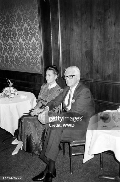 Barbara Harris and Cary Grant attend an event, presented by Shakespeare's Globe Foundation , at the Beverly Wilshire Hotel in Beverly Hills,...