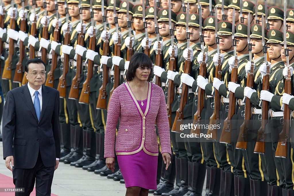 Jamaican Prime Minister Portia Simpson Miller Visits China