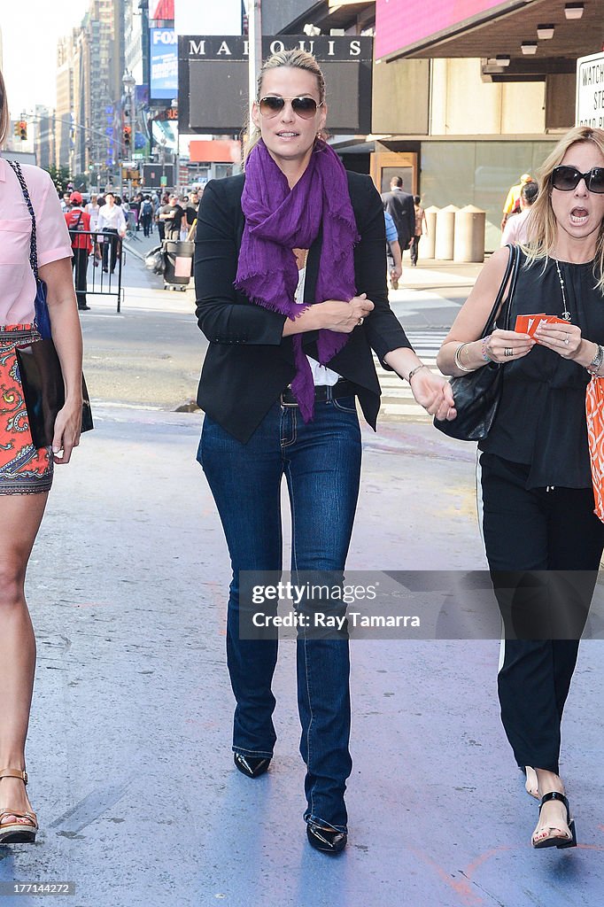 Celebrity Sightings In New York City - August 21, 2013