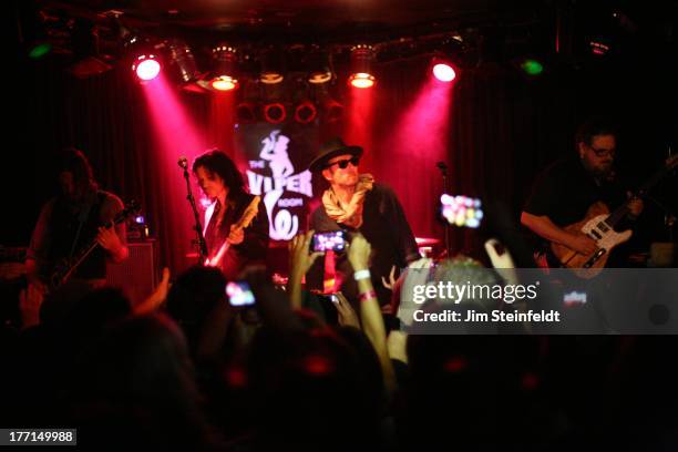 Scott Weiland and The Wildabouts perform at the Viper Room during the Sunset Strip Music Festival in Los Angeles, California on August 3, 2013.