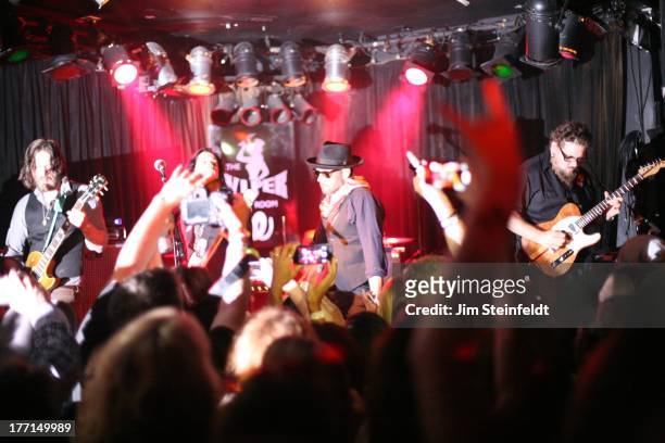 Scott Weiland and The Wildabouts perform at the Viper Room during the Sunset Strip Music Festival in Los Angeles, California on August 3, 2013.