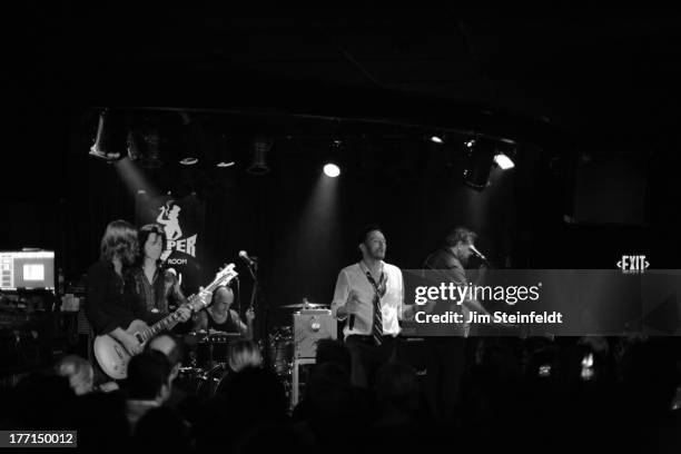 Scott Weiland and The Wildabouts perform at the Viper Room during the Sunset Strip Music Festival in Los Angeles, California on August 2, 2013.