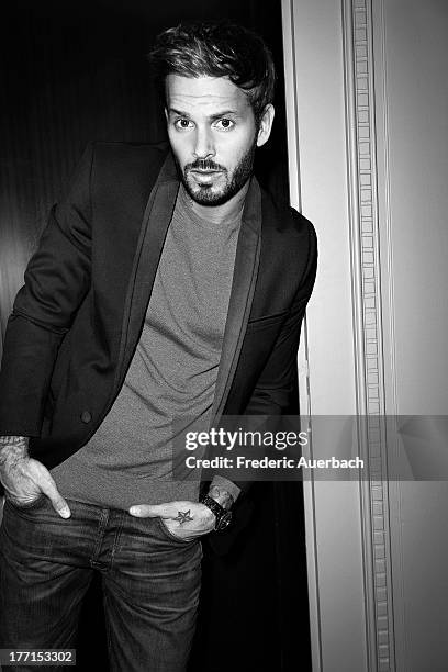 French singer and song writer Matt Pokora is photographed for ELLE France on May 1, 2013 in Paris, France. PUBLISHED IMAGE.