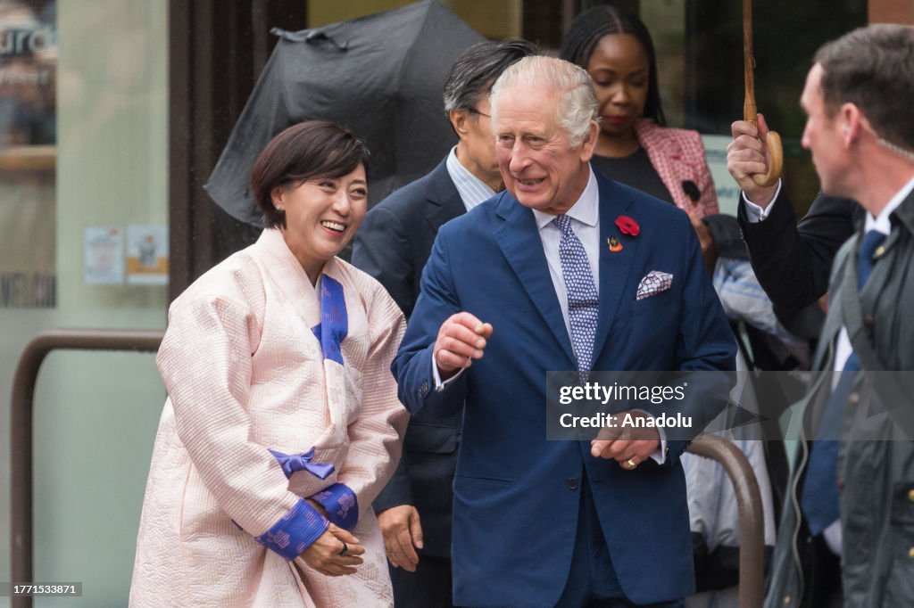 King Charles III visits Korean Community in New Malden
