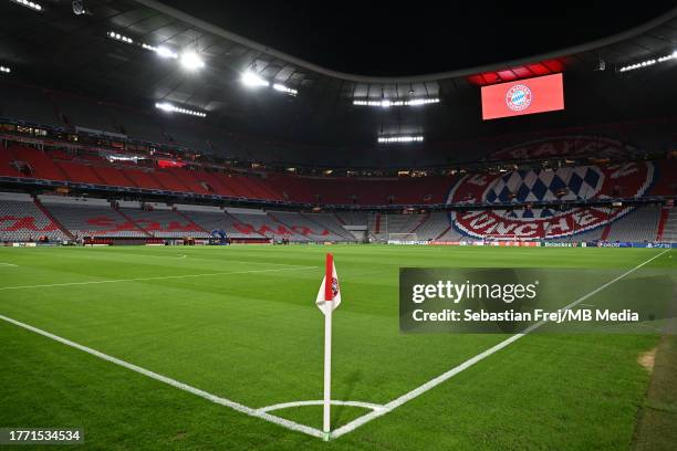 General view of the stadium before the UEFA Champions League match between FC Bayern Munchen and Galatasaray A.S. At Allianz Arena on November 8,...