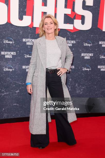 Maria Furtwängler attends the premiere of "Deutsches Haus" at Zoopalast on November 8, 2023 in Berlin, Germany.