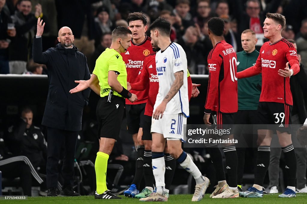 F.C. Copenhagen v Manchester United: Group A - UEFA Champions League 2023/24