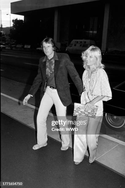 Gary Busey and Judy Helkenberg attend an event in Los Angeles, California, on June 15, 1978.