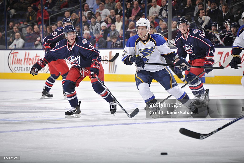 St Louis Blues v Columbus Blue Jackets