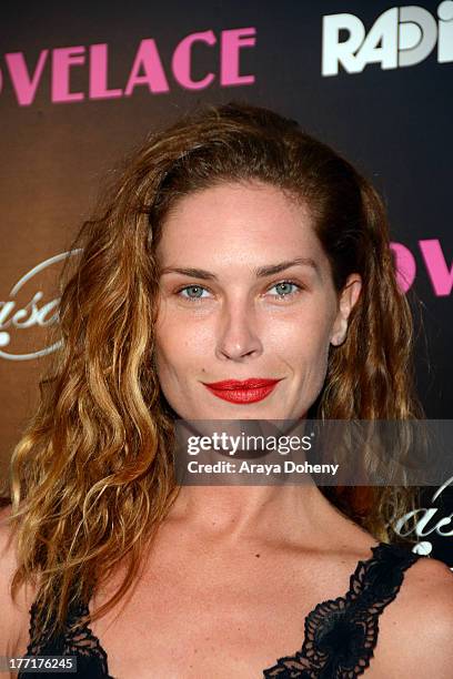 Erin Wasson attends the premiere of RADiUS-TWC's 'Lovelace' at the Egyptian Theatre on August 5, 2013 in Hollywood, California.