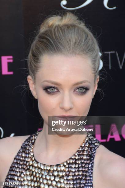 Amanda Seyfried attends the premiere of RADiUS-TWC's 'Lovelace' at the Egyptian Theatre on August 5, 2013 in Hollywood, California.