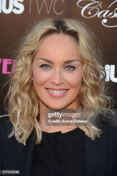 Sharon Stone attends the premiere of RADiUS-TWC's 'Lovelace' at the Egyptian Theatre on August 5, 2013 in Hollywood, California.